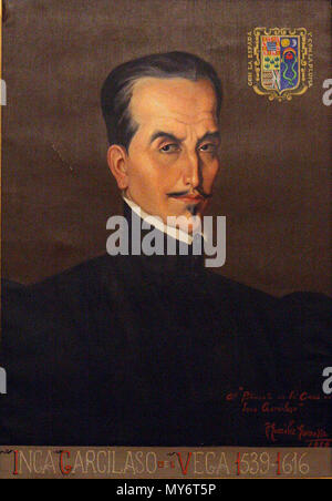 .  Español: Retrato del Inca Garcilaso de la Vega . 1959 452 Retrato del Inca Garcilaso de la Vega (10949628505) Stock Photo