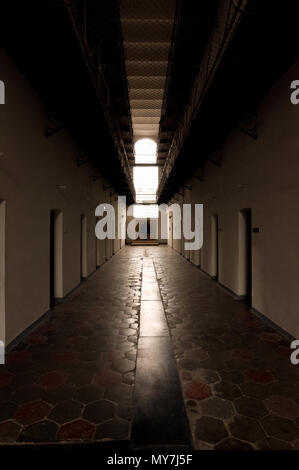 Sighet prison, now a museum in Romania, functioned as a prison for political dissidents, a place of extermination for the country's elites and at the  Stock Photo