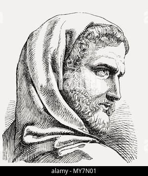 Pliny the Elder, AD 23–79, a Roman author, naturalist and natural philosopher, army commander Stock Photo