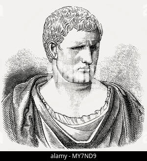 Marcus Vipsanius Agrippa, 64/62 BC – 12 BC, a Roman consul, statesman, general and architect Stock Photo