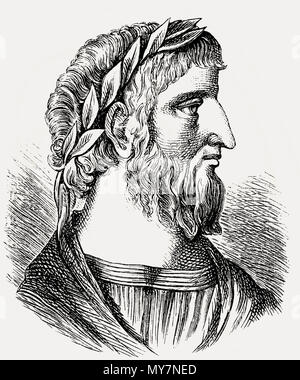 Apollonius of Tyana, c. 15 – c. 100 AD, a Greek Neopythagorean philosopher Stock Photo