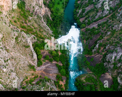 Visoko buk Waterfall on Zrmanja River, Croatia Stock Photo