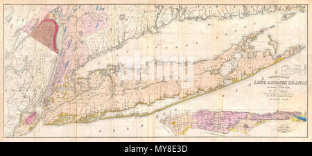 Fishers Island Map Stock Photo - Alamy