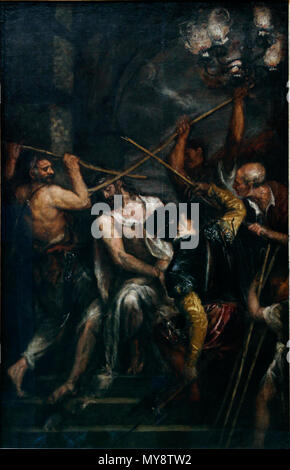 519 The Crowning with Thorns by Titian - Alte Pinakothek - Munich - Germany 2017 Stock Photo