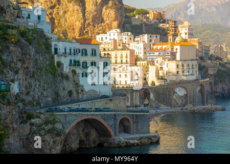 Atrani, Amalfi Coast, Campania, Italy Stock Photo