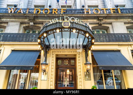 Waldorf Hilton Hotel, London, UK Stock Photo