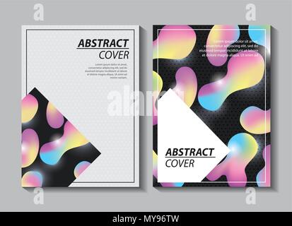 abstract covers fluids Stock Vector