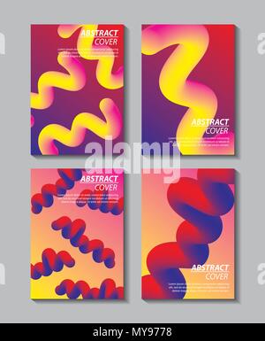 abstract covers fluids Stock Vector