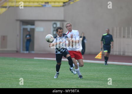 STAR TEAM FOR CHILDREN VS NATIONAL DRIVERS TEAM,CHARITY FOOTBALL MATCH,MONACO,22ND MAY 2007 Stock Photo