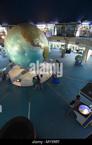 Earth Exploration Hall of the Science City, Kolkata, India Stock Photo ...