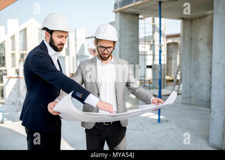 Business people on the structure Stock Photo