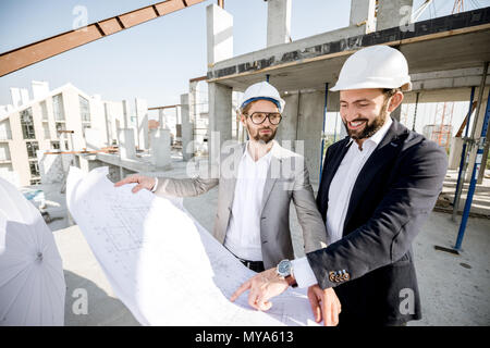 Business people on the structure Stock Photo