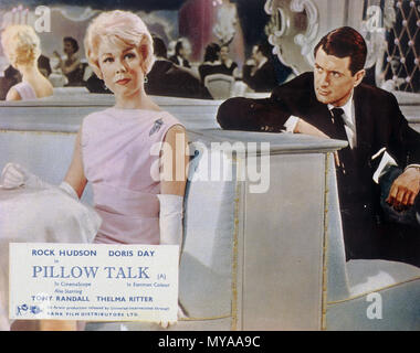 PILLOW TALK 1959 Universal-International film with Doris Day and Rock Hudson Stock Photo