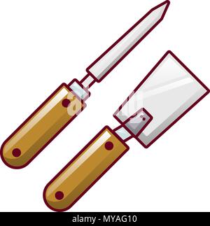Honey extract tool icon, cartoon style Stock Vector