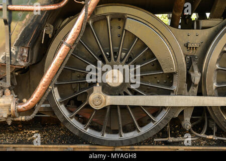 Historic Steam Engine detail Stock Photo