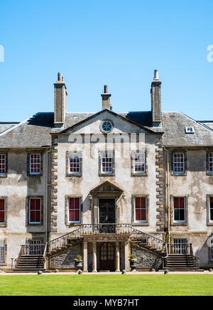 Newhailes House a Palladian style villa in Newhailes Estate. Midlothian, Scotland, UK Stock Photo