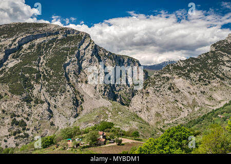 Gole del Raganello (Raganello Canyon), view from San Lorenzo Bellizzi ...