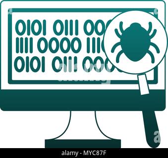 Programming codes computer symbol blue lines Stock Vector Image & Art ...