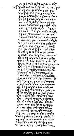 Codex Vaticanus 4th Century Stock Photo - Alamy