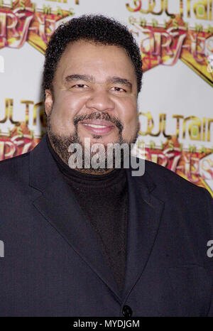 20 Nov 2000, Los Angeles, California, USA --- Original caption: Los Angeles, Ca.: 3rd Annual Soul Train Christmas Starfest at the Santa Monica Auditorium in Los Angeles. --- Image by © . / USADuke George Posing at Soul Train Starfest Red Carpet Event, Vertical, USA, Film Industry, Celebrities,  Photography, Bestof, Arts Culture and Entertainment, Topix Celebrities fashion /  Vertical, Best of, Event in Hollywood Life - California,  Red Carpet and backstage, USA, Film Industry, Celebrities,  movie celebrities, TV celebrities, Music celebrities, Photography, Bestof, Arts Culture and Entertainmen Stock Photo