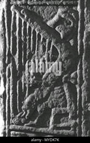 . The harper on the Dupplin Cross, Scotland, circa 800 AD . This file is lacking author information. 149 DupplinHarper
