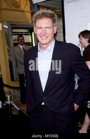 18 Jul 2000, Los Angeles, California, USA --- Harrison Ford at the 'What Lies Beneath' premiere. 7/18/00-Los Angeles, CA --- Image by © . / USAHarrison Ford Red Carpet Event, Vertical, USA, Film Industry, Celebrities,  Photography, Bestof, Arts Culture and Entertainment, Topix Celebrities fashion /  Vertical, Best of, Event in Hollywood Life - California,  Red Carpet and backstage, USA, Film Industry, Celebrities,  movie celebrities, TV celebrities, Music celebrities, Photography, Bestof, Arts Culture and Entertainment,  Topix,  vertical, one person, inquiry tsuni@.-USA.com,   fashion, three q Stock Photo