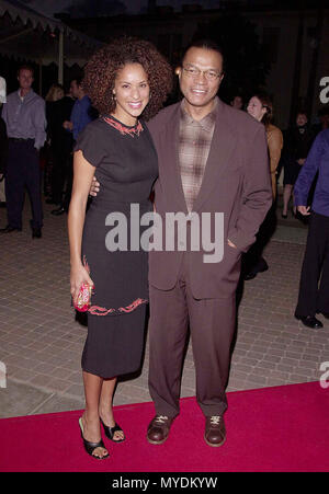 10 Oct 2000, Los Angeles, California, USA --- Karyn Parsons and Billy Dee Williams at 'The Ladies Man' premiere. 10.10.00-Los Angeles, CA --- Image by © . / USAKaryn Parsons and Billy Dee Williams Red Carpet Event, Vertical, USA, Film Industry, Celebrities,  Photography, Bestof, Arts Culture and Entertainment, Topix Celebrities fashion /  Vertical, Best of, Event in Hollywood Life - California,  Red Carpet and backstage, USA, Film Industry, Celebrities,  movie celebrities, TV celebrities, Music celebrities, Photography, Bestof, Arts Culture and Entertainment,  Topix,  vertical,, inquiry tsuni@ Stock Photo