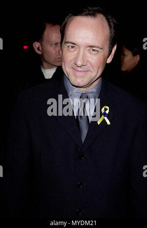 12 Oct 2000, Los Angeles, California, USA --- Original caption: Pay It Forward Premiere was held at the Academy of Motion Picture in Los Angeles. --- Image by © . / USAKevin Spacey Attending Premiere 150 Red Carpet Event, Vertical, USA, Film Industry, Celebrities,  Photography, Bestof, Arts Culture and Entertainment, Topix Celebrities fashion /  Vertical, Best of, Event in Hollywood Life - California,  Red Carpet and backstage, USA, Film Industry, Celebrities,  movie celebrities, TV celebrities, Music celebrities, Photography, Bestof, Arts Culture and Entertainment,  Topix,  vertical, one pers Stock Photo