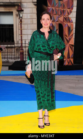 London, UK. 6th June, 2018. Olivia Colman   attending Royal Academy of Arts Summer Exhibition 2018 party London Wednesday 6th June Credit: Peter Phillips/Alamy Live News Stock Photo