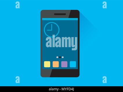 vector design of iphone user interface login screen Stock Vector Image ...
