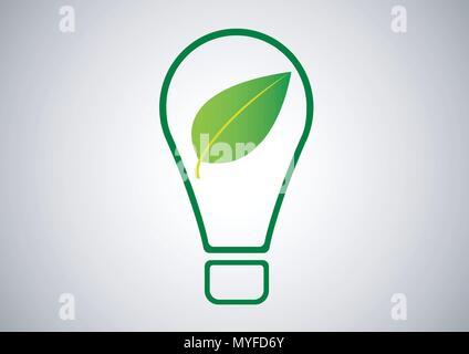 vector design of nature energy Stock Vector