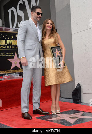 Sofia Vergara Honored with a Star on the hollywood Walk of Fame in Los Angeles. May, 7, 2015 Sofia Vergara - star 007 Joe Manganiello Sofia Vergara - star 007 Joe Manganiello   Event in Hollywood Life - California, Red Carpet Event, USA, Film Industry, Celebrities, Photography, Bestof, Arts Culture and Entertainment, Topix Celebrities fashion, Best of, Hollywood Life, Event in Hollywood Life - California, movie celebrities, TV celebrities, Music celebrities, Topix, Bestof, Arts Culture and Entertainment, Photography,    inquiry tsuni@Gamma-USA.com , Credit Tsuni / USA, Honored with a Star on t Stock Photo