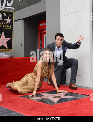 Sofia Vergara and her son Manolo Gonzalez Vergara leaving The