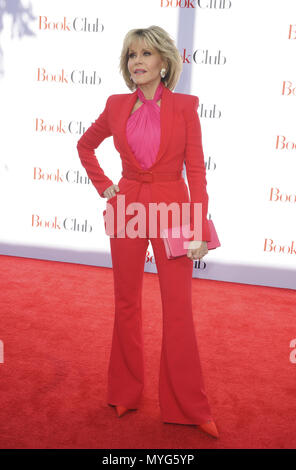 Film Premiere of Book Club  Featuring: Jane Fonda Where: Los Angeles, California, United States When: 07 May 2018 Credit: Apega/WENN.com Stock Photo