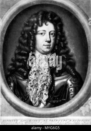 . English: Henry Casimir II, Prince of Nassau-Dietz (1657-1696). Nederlands: Hendrik Casimir II, prins van Nassau-Dietz (1657-1696). Deutsch: Heinrich Kasimir II., Fürst von Nassau-Dietz (1657-1696). circa 1690. Abraham Bloteling (1640, Amsterdam – 1690, idem) 233 Heinrich-Kasimir-II Stock Photo