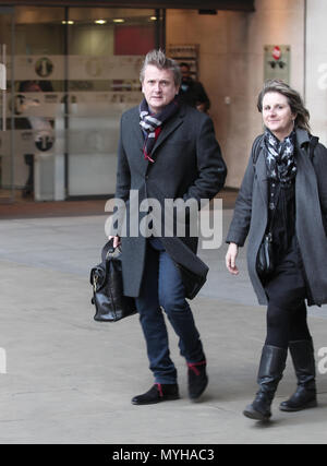 London, UK. 1st February, 2018. *Exclusive content* Aled Jones seen at the BBC Studios in London Stock Photo