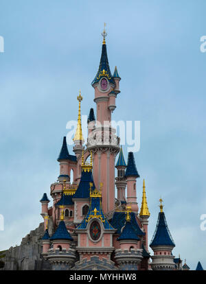 Sleeping Beauty's Castle, Disneyland Paris Stock Photo