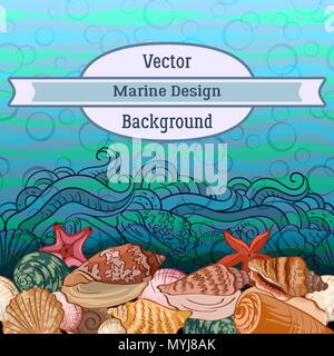 Sea Exotic Pattern Stock Vector