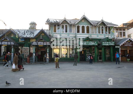 Colonial Buildings, Darjeeling, India Stock Photo