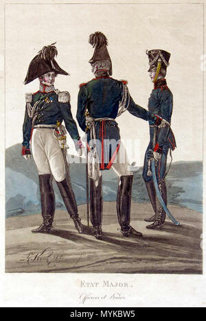 . Генеральный штаб . early 19th century. Lev Kiel 363 Military by Lev Kiel 11 Stock Photo