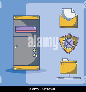 Security system technology Stock Vector