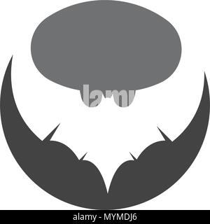 Bat vector icon logo template illustration design Stock Vector