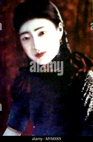 . Photograph of Gobele, Empress Consort of Qing Dynasty China. Early ...