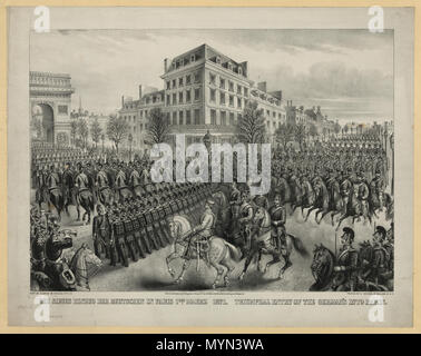 536 Triumphal entry of the Germans into Paris - Library of Congress Stock Photo