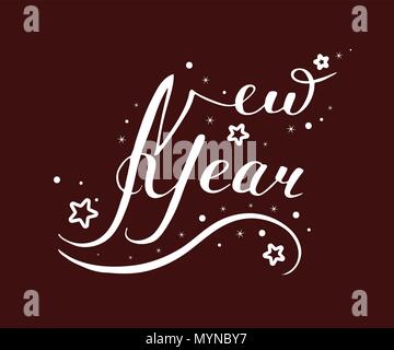 The New Year Is 2019 Stock Vector