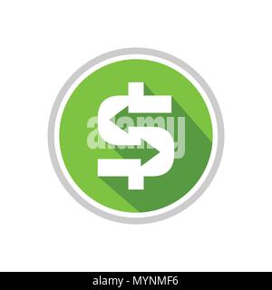 Money Transfer Emblem Vector Symbol Graphic Logo Design Stock Vector