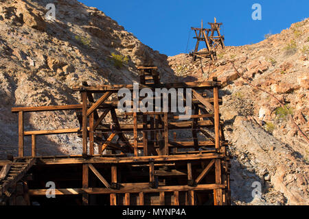 Keane Wonder Mine, Death Valley National Park, California Stock Photo