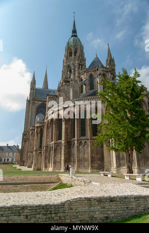 Cathedral in Bayeaux, Normany, France Stock Photo