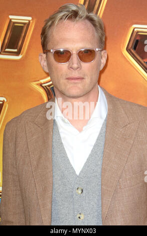 April 8, 2018 - Paul Bethany attending Avengers Infinity War UK Fan Event at Television Studios White City in London, England, UK Stock Photo