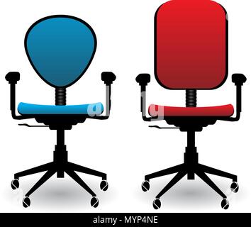 vector office chairs Stock Vector Image & Art - Alamy